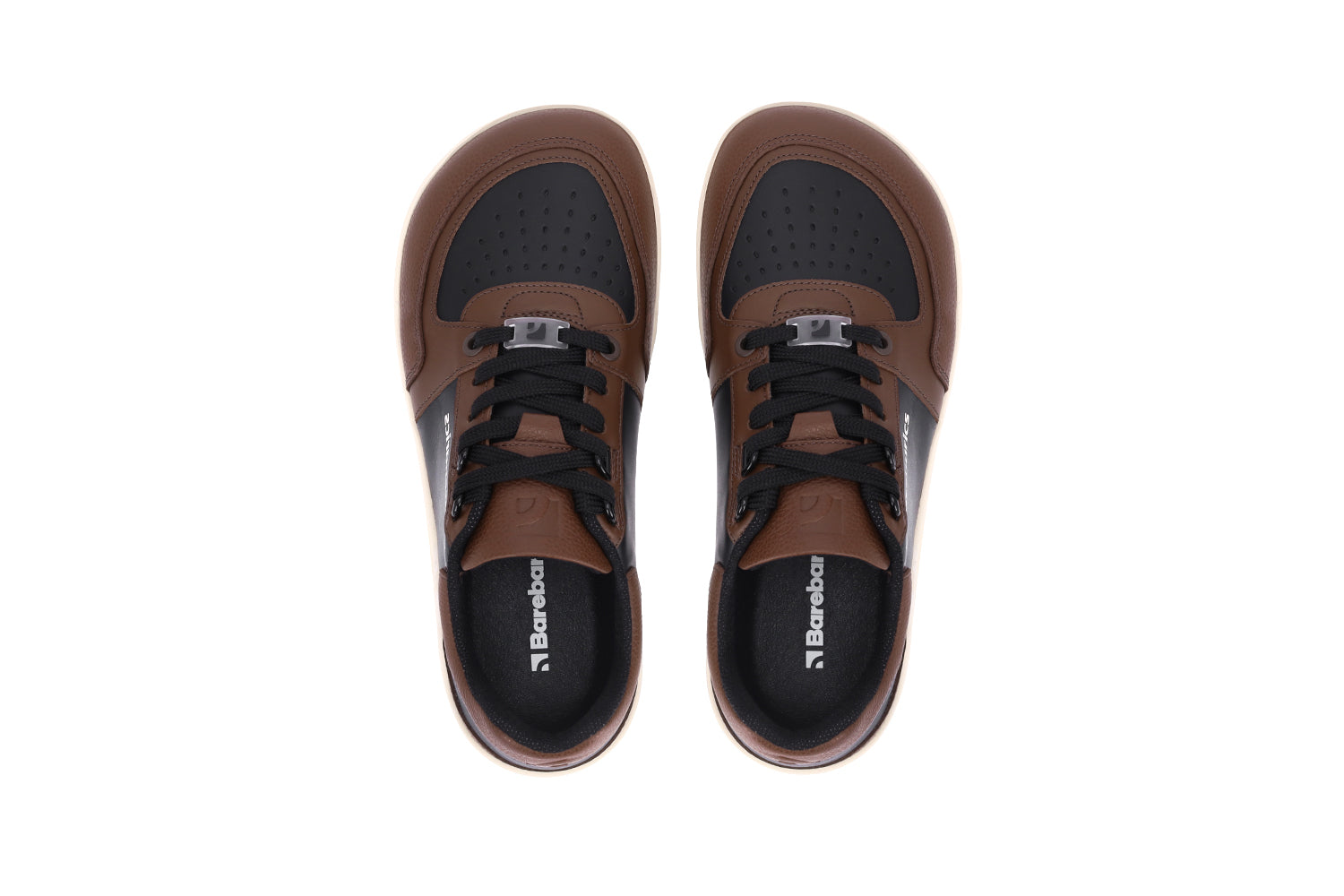 Barebarics - Wave Black & Dark Brown - Deportivas barefoot-Barebarics-Cacles Barefoot-Tienda de calzado barefoot respetuoso minimalista