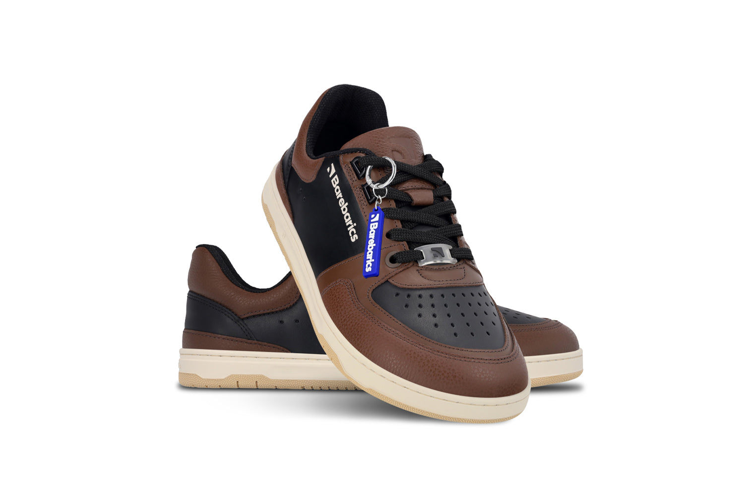Barebarics - Wave Black & Dark Brown - Deportivas barefoot-Barebarics-Cacles Barefoot-Tienda de calzado barefoot respetuoso minimalista