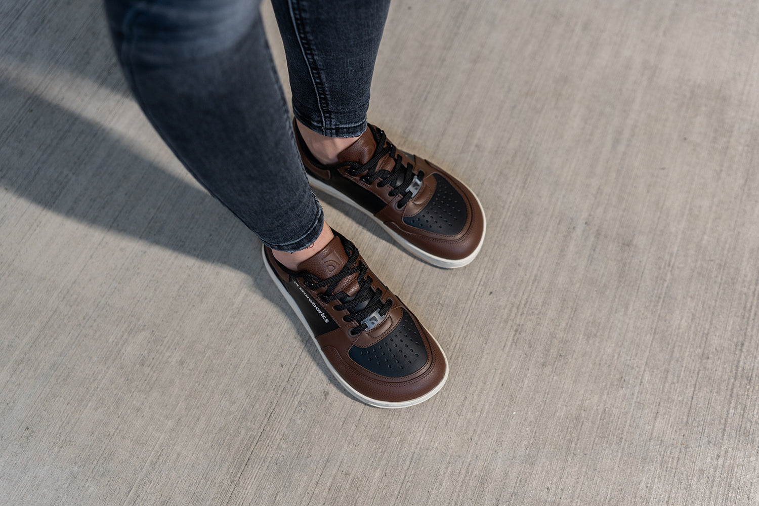Barebarics - Wave Black & Dark Brown - Deportivas barefoot-Barebarics-Cacles Barefoot-Tienda de calzado barefoot respetuoso minimalista