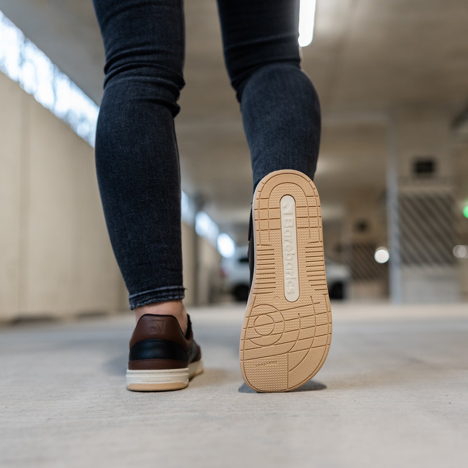 Barebarics - Wave Black & Dark Brown - Deportivas barefoot-Barebarics-Cacles Barefoot-Tienda de calzado barefoot respetuoso minimalista