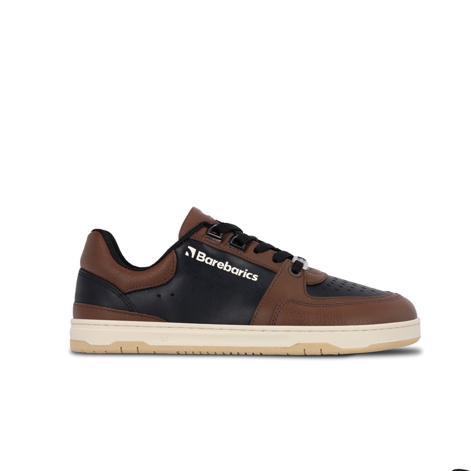 Barebarics - Wave Black & Dark Brown - Deportivas barefoot-Barebarics-Cacles Barefoot-Tienda de calzado barefoot respetuoso minimalista