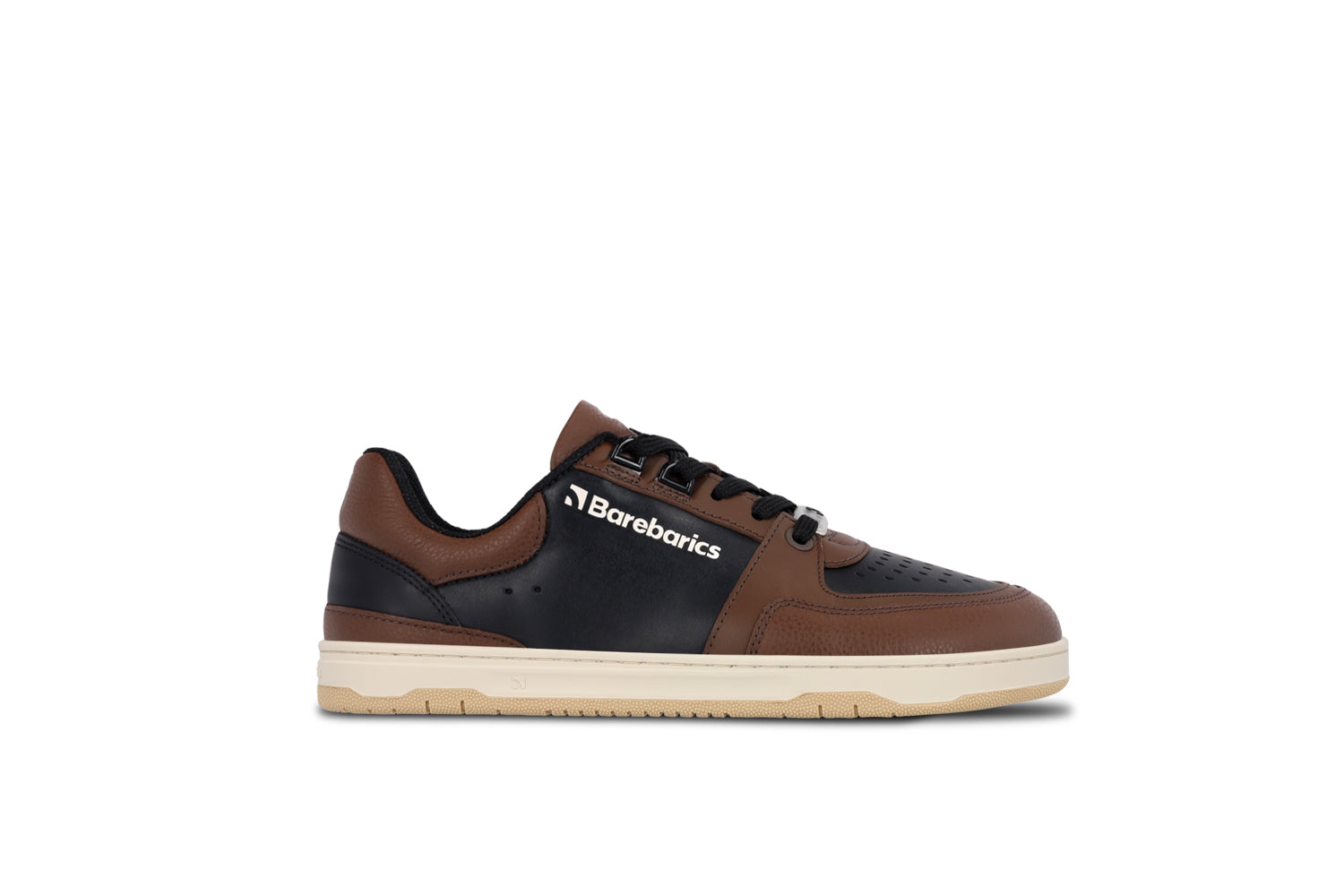 Barebarics - Wave Black & Dark Brown - Deportivas barefoot-Barebarics-Cacles Barefoot-Tienda de calzado barefoot respetuoso minimalista