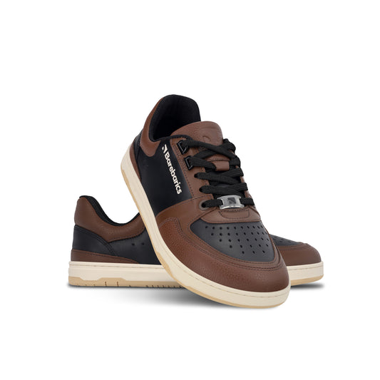 Barebarics - Wave Black & Dark Brown - Deportivas barefoot-Barebarics-Cacles Barefoot-Tienda de calzado barefoot respetuoso minimalista