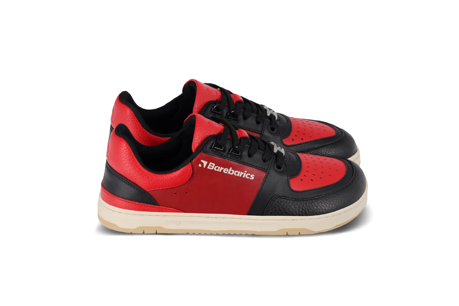Barebarics - Wave Black & Red - Deportivas barefoot-Barebarics-Cacles Barefoot-Tienda de calzado barefoot respetuoso minimalista