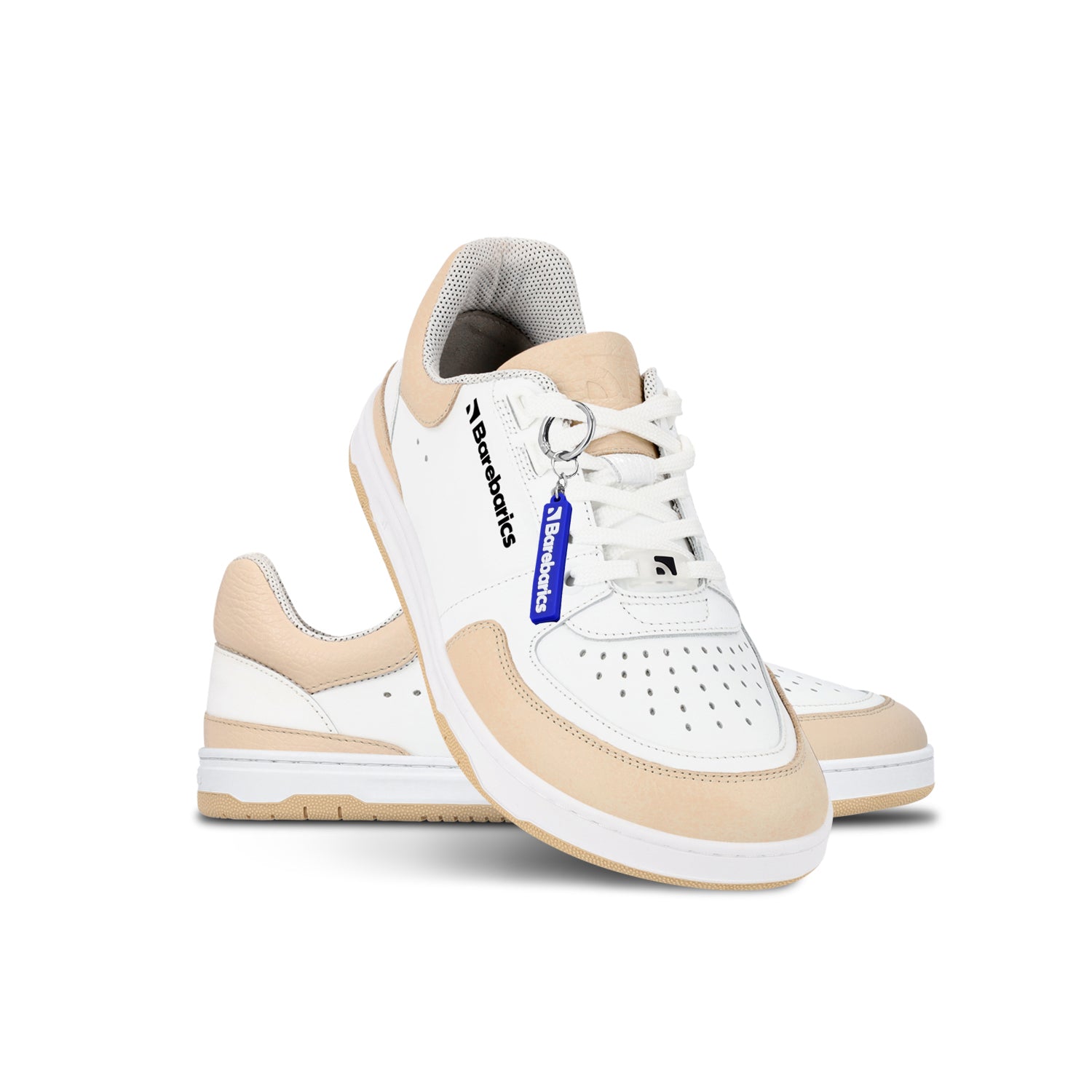 Barebarics - Wave White & Beige - Deportivas barefoot-Barebarics-Cacles Barefoot-Tienda de calzado barefoot respetuoso minimalista