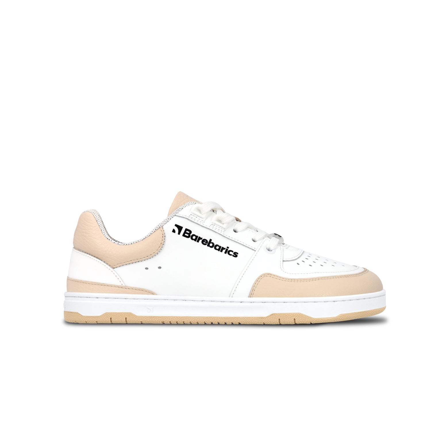 Barebarics - Wave White & Beige - Deportivas barefoot-Barebarics-Cacles Barefoot-Tienda de calzado barefoot respetuoso minimalista