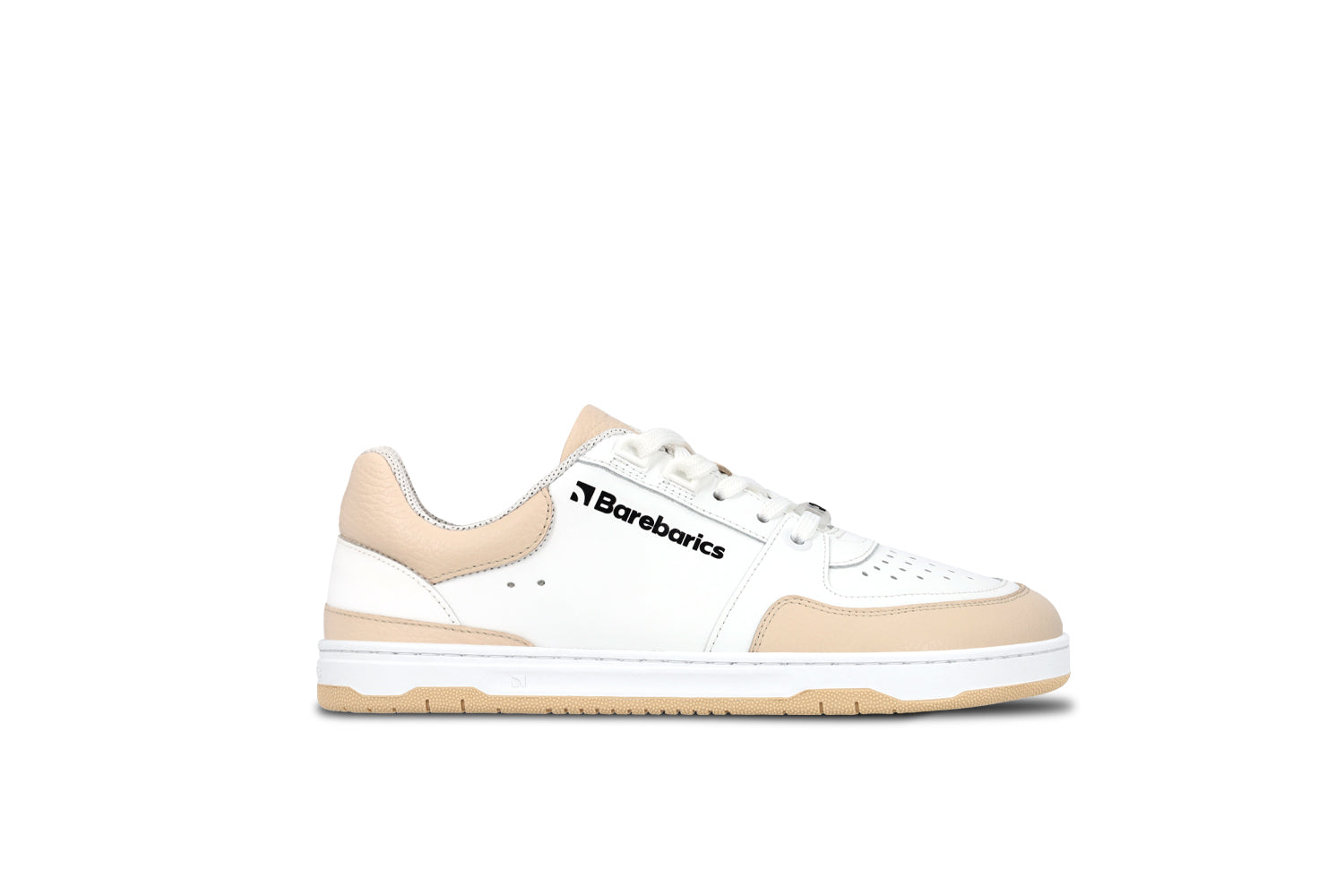 Barebarics - Wave White & Beige - Deportivas barefoot-Barebarics-Cacles Barefoot-Tienda de calzado barefoot respetuoso minimalista