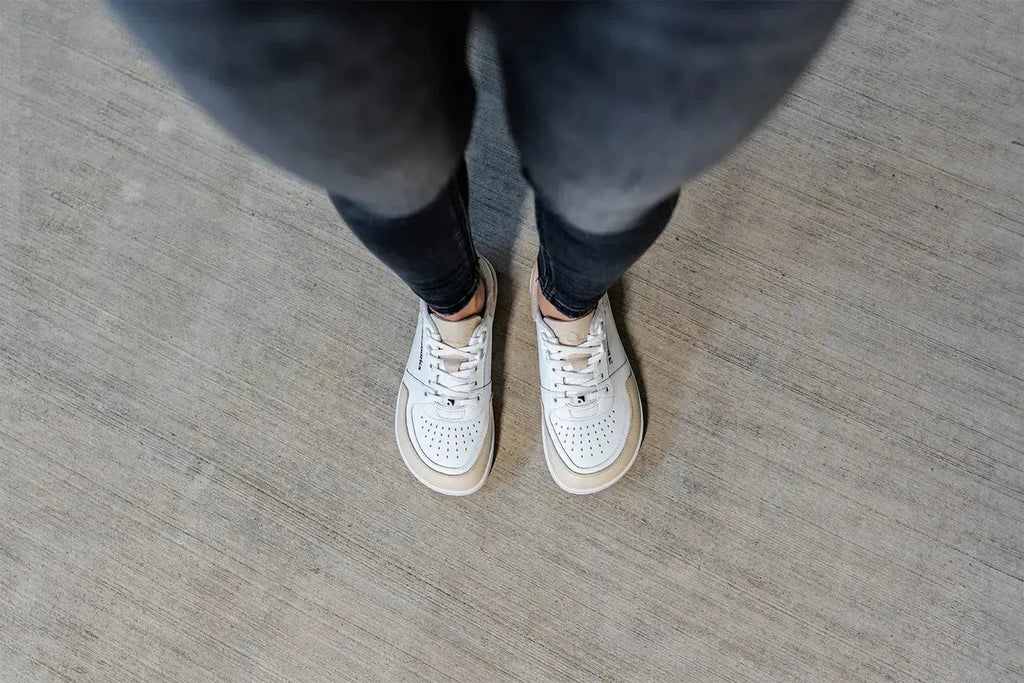 Barebarics - Wave White & Beige - Zapatillas barefoot unisex blanco