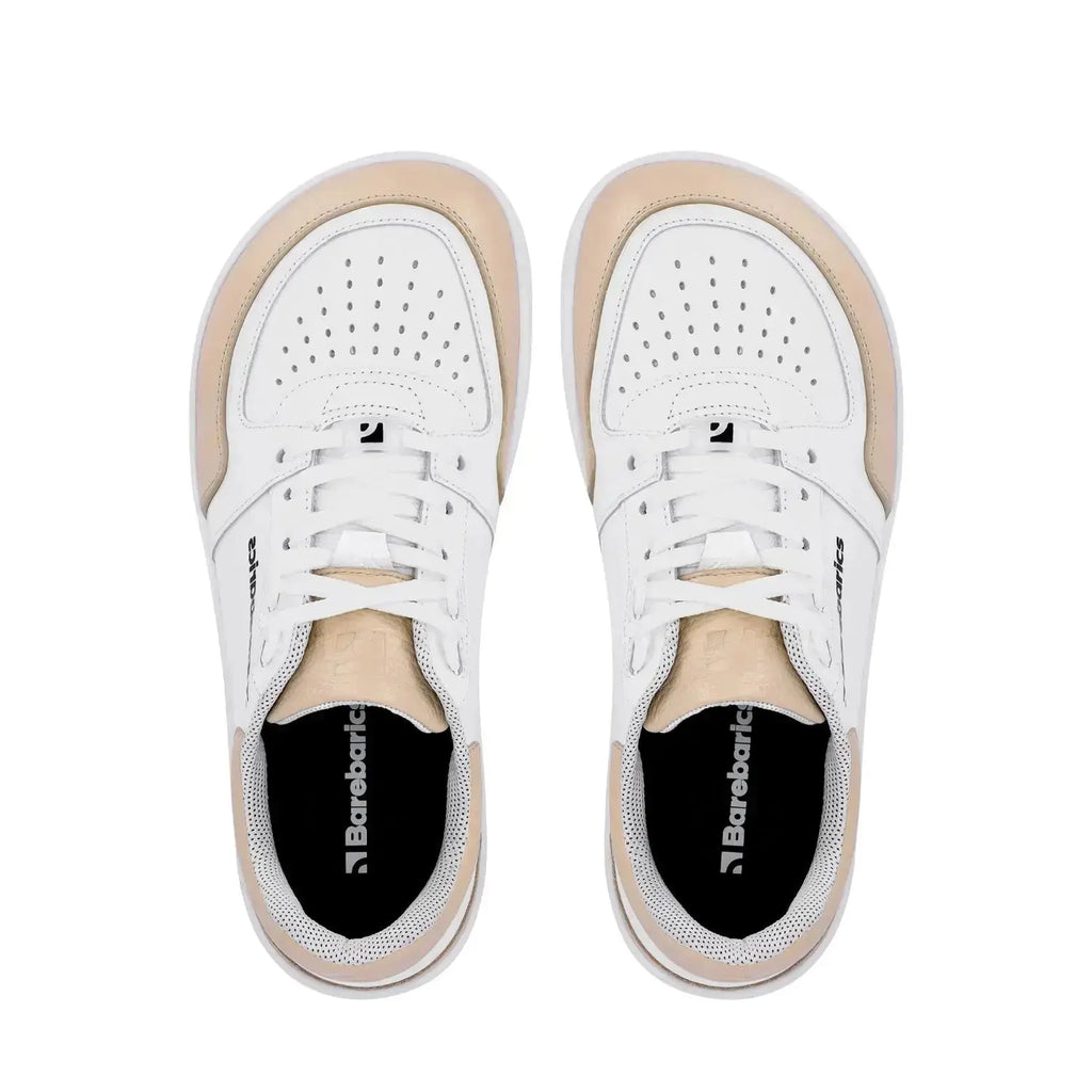 Barebarics - Wave White & Beige - Zapatillas barefoot unisex blanco