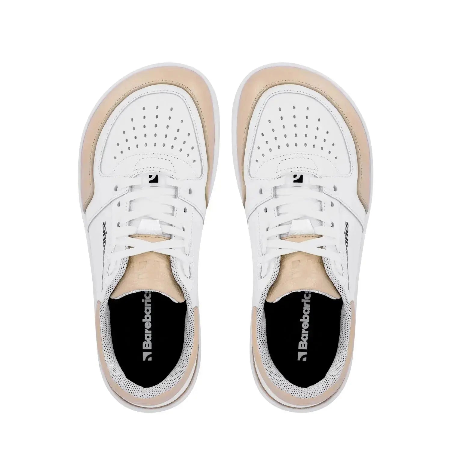 Barebarics - Wave White & Beige - Zapatillas barefoot unisex blanco