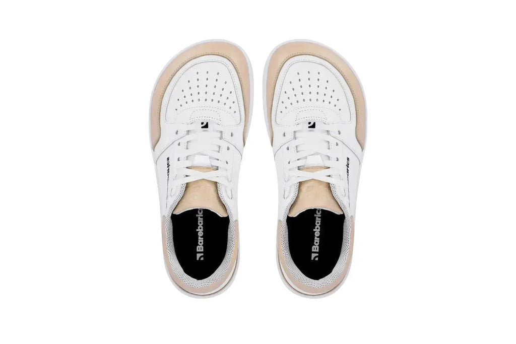 Barebarics - Wave White & Beige - Zapatillas barefoot unisex blanco