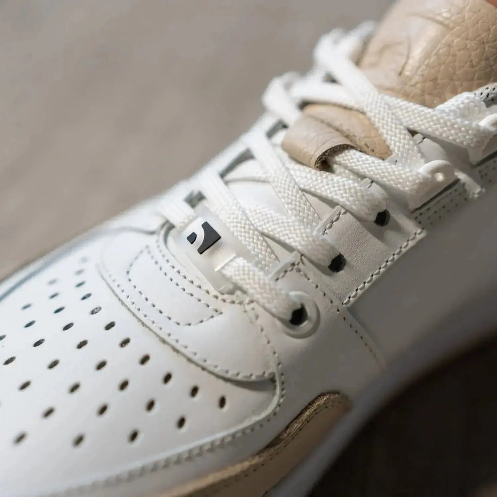 Barebarics - Wave White & Beige - Zapatillas barefoot unisex blanco