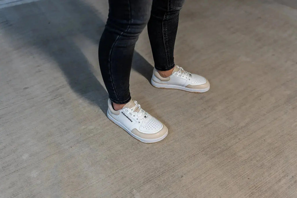Barebarics - Wave White & Beige - Zapatillas barefoot unisex blanco