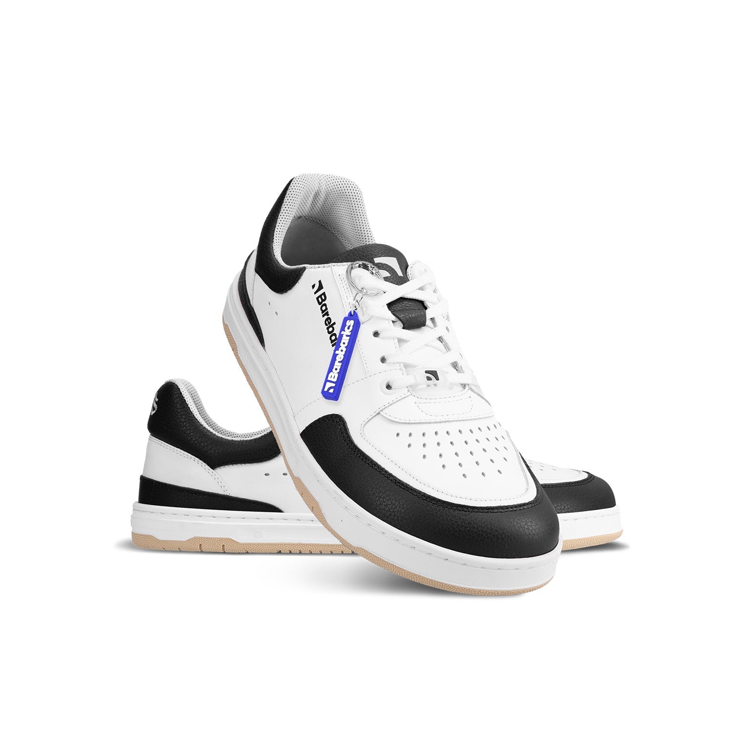 Barebarics - Wave White & Black - Deportivas barefoot-Barebarics-Cacles Barefoot-Tienda de calzado barefoot respetuoso minimalista