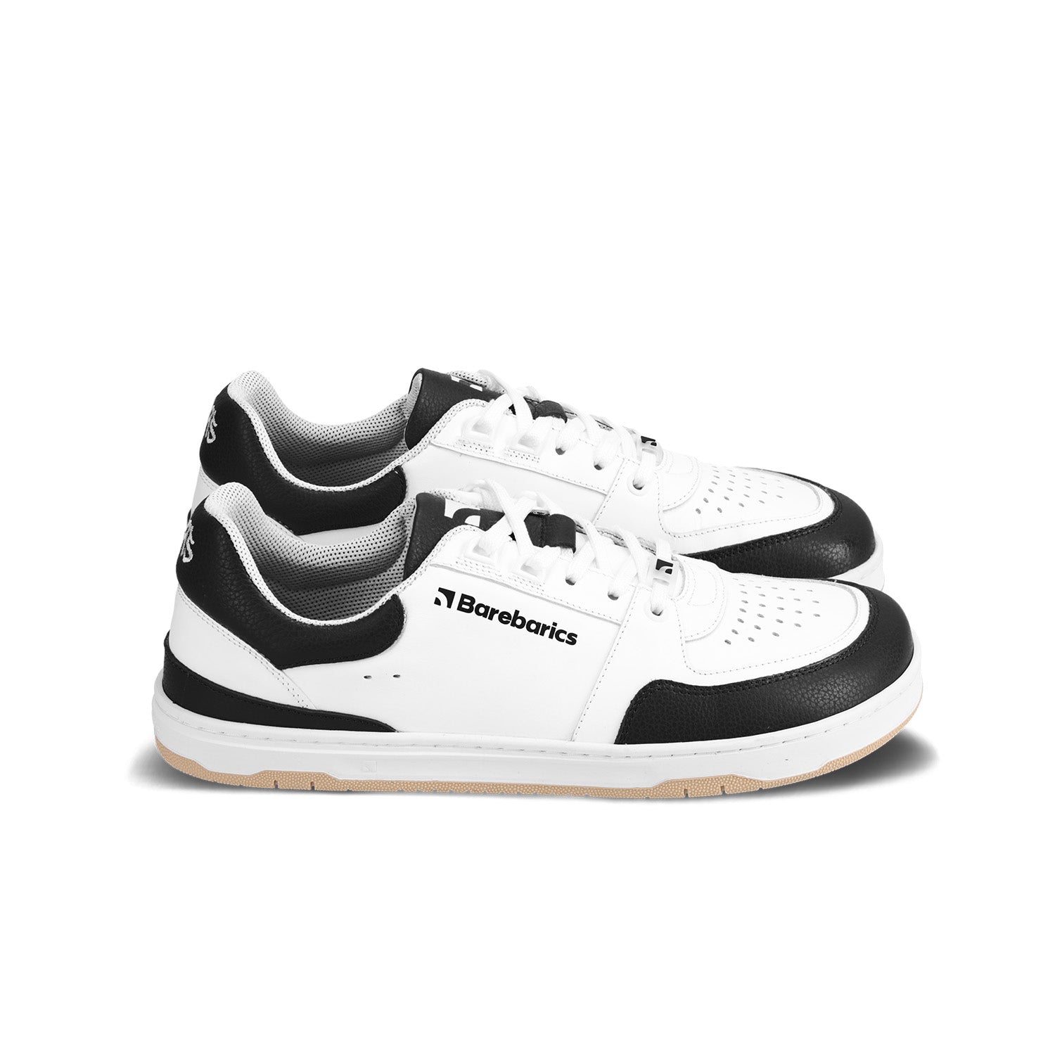 Barebarics - Wave White & Black - Deportivas barefoot-Barebarics-Cacles Barefoot-Tienda de calzado barefoot respetuoso minimalista