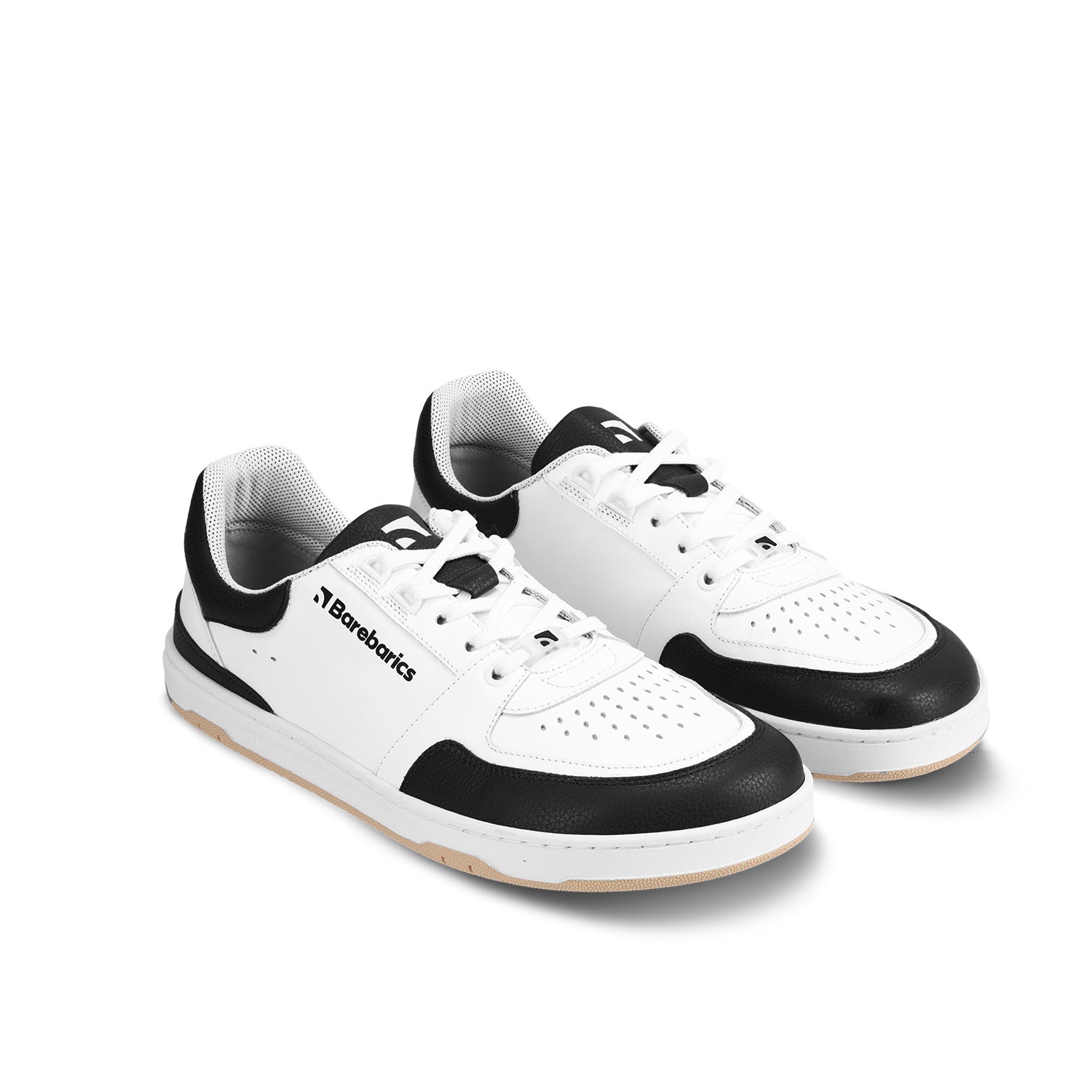 Barebarics - Wave White & Black - Deportivas barefoot-Barebarics-Cacles Barefoot-Tienda de calzado barefoot respetuoso minimalista
