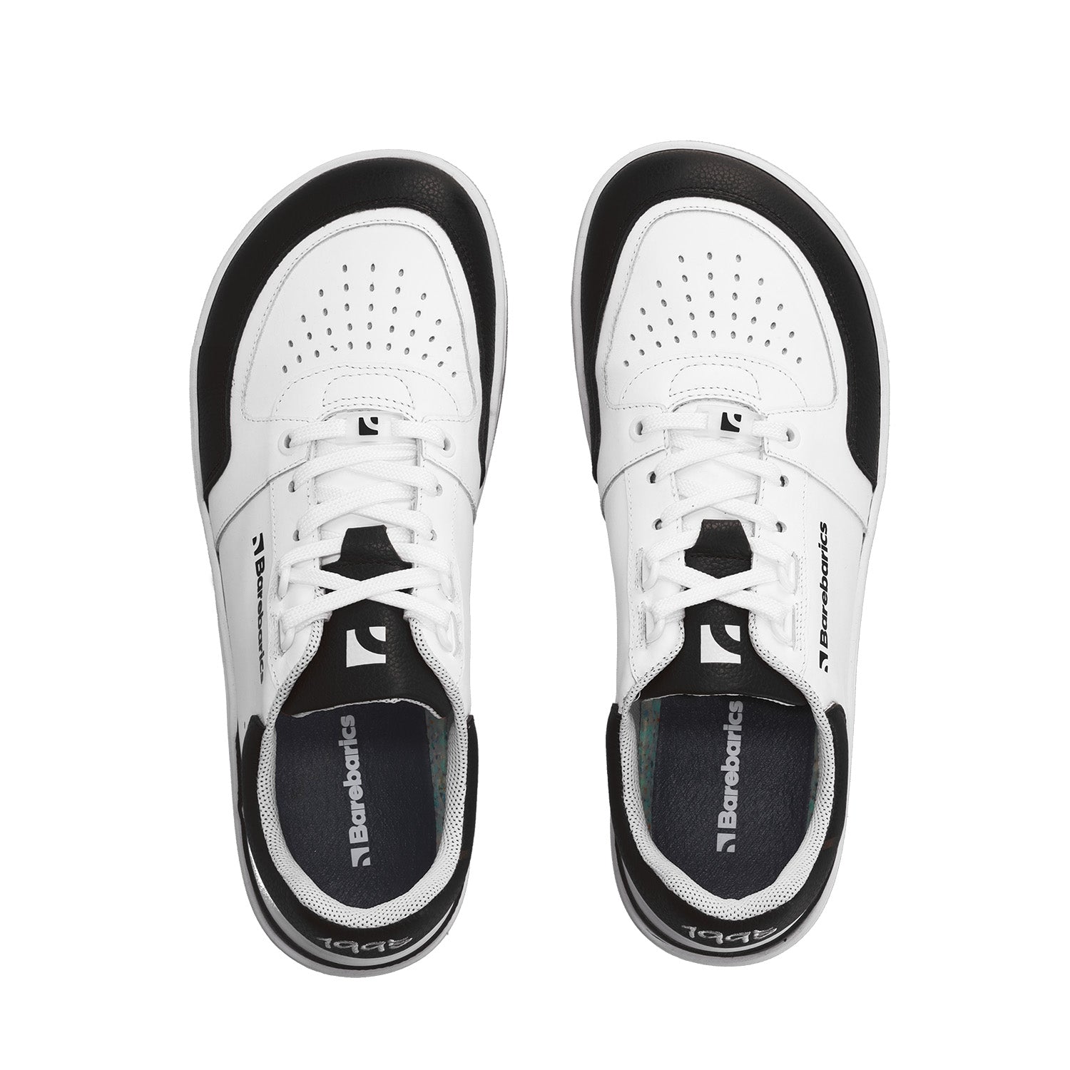 Barebarics - Wave White & Black - Deportivas barefoot-Barebarics-Cacles Barefoot-Tienda de calzado barefoot respetuoso minimalista