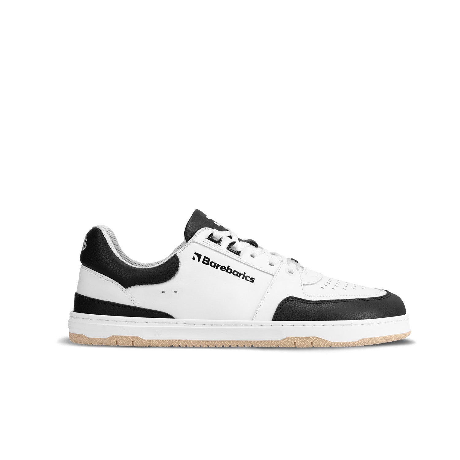Barebarics - Wave White & Black - Deportivas barefoot-Barebarics-Cacles Barefoot-Tienda de calzado barefoot respetuoso minimalista