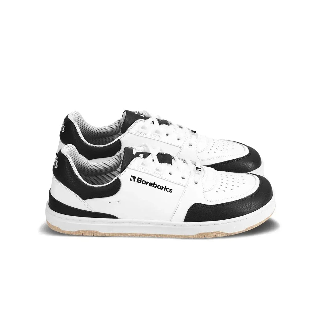 Barebarics - Wave White & Black - Zapatillas barefoot unisex blanco y negro