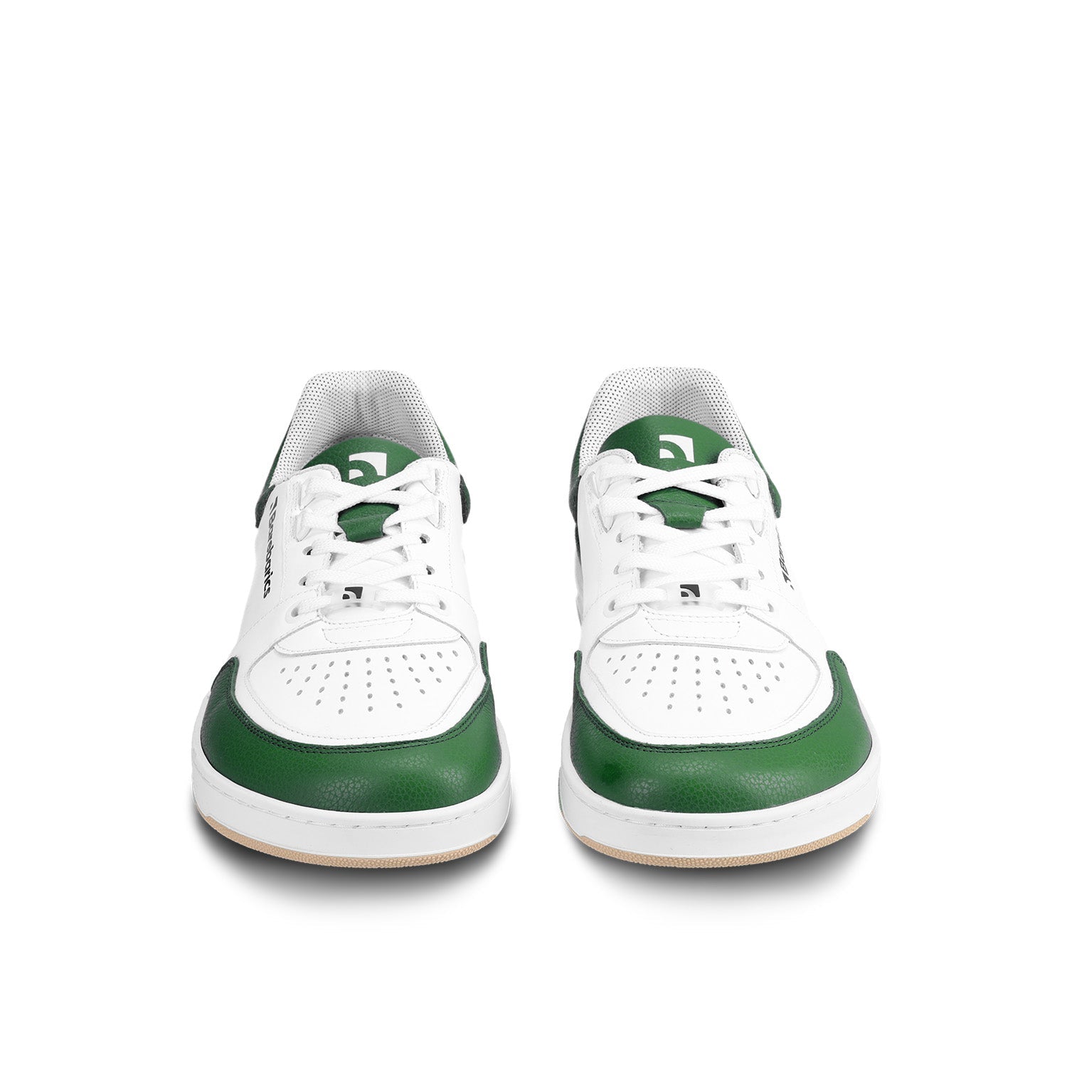 Barebarics - Wave White & Dark Green - Deportivas barefoot-Barebarics-Cacles Barefoot-Tienda de calzado barefoot respetuoso minimalista