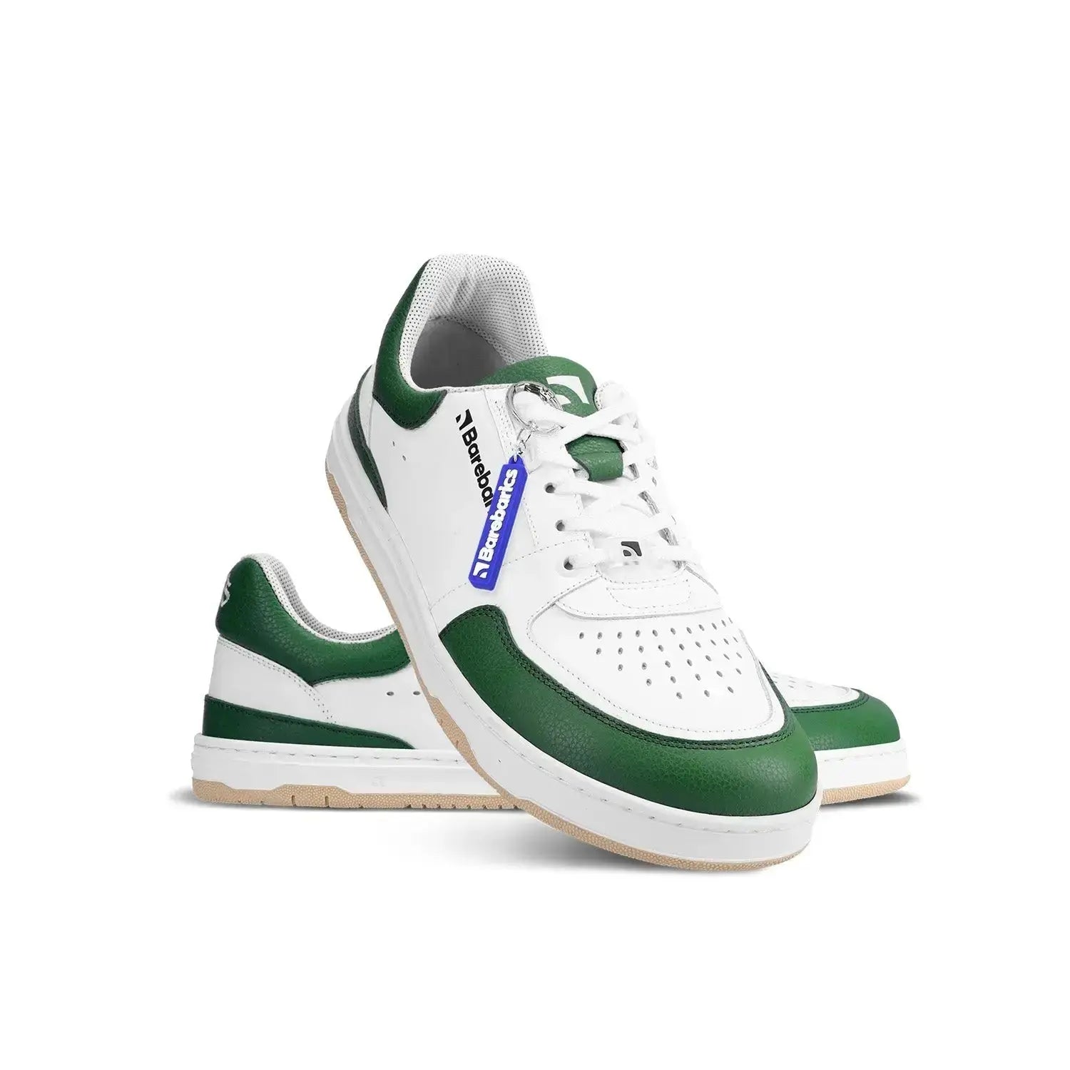 Barebarics - Wave Blanc & Vert Foncé - Chaussures barefoot