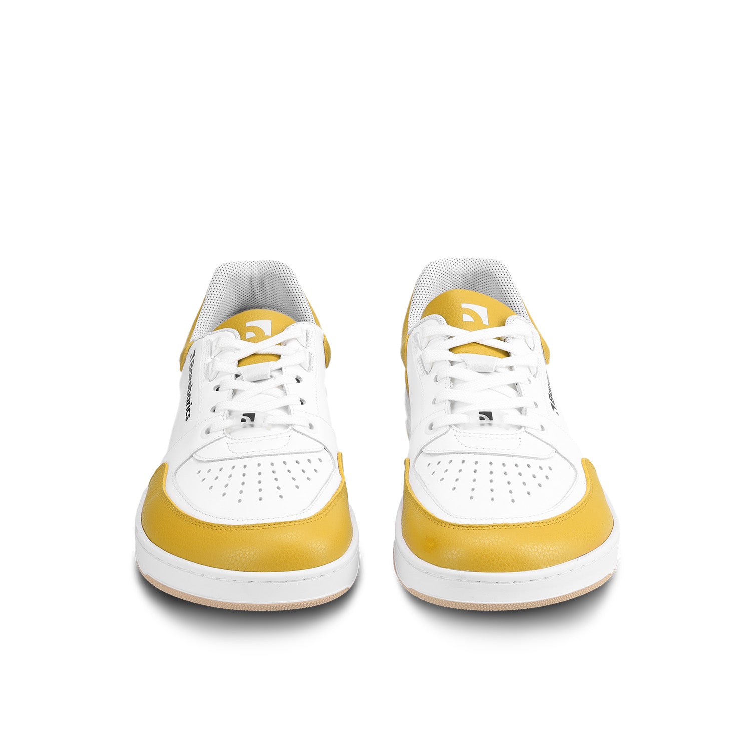 Barebarics - Wave White & Sunset Yellow - Deportivas barefoot-Barebarics-Cacles Barefoot-Tienda de calzado barefoot respetuoso minimalista