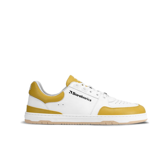 Barebarics - Wave White & Sunset Yellow - Deportivas barefoot-Barebarics-Cacles Barefoot-Tienda de calzado barefoot respetuoso minimalista
