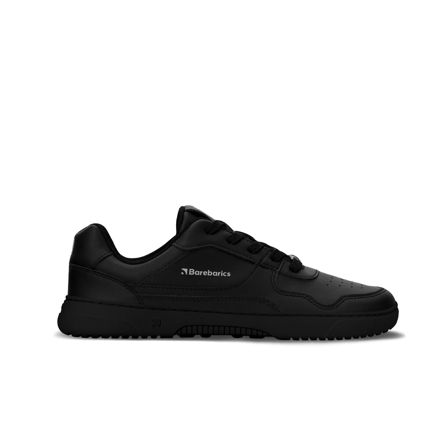 Barebarics - Zing All Black Leather - Deportivas barefoot-Barebarics-Cacles Barefoot-Tienda de calzado barefoot respetuoso minimalista