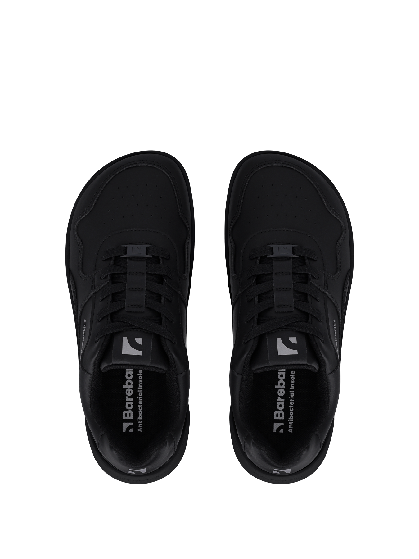 Barebarics - Zing All Black Leather - Deportivas barefoot-Barebarics-Cacles Barefoot-Tienda de calzado barefoot respetuoso minimalista