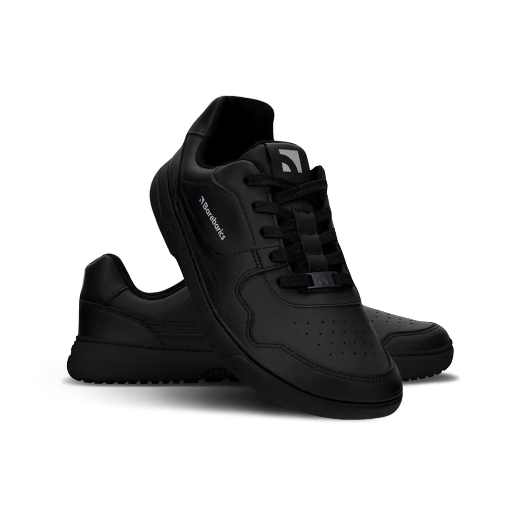 Barebarics - Zing All Black Leather - Deportivas barefoot
