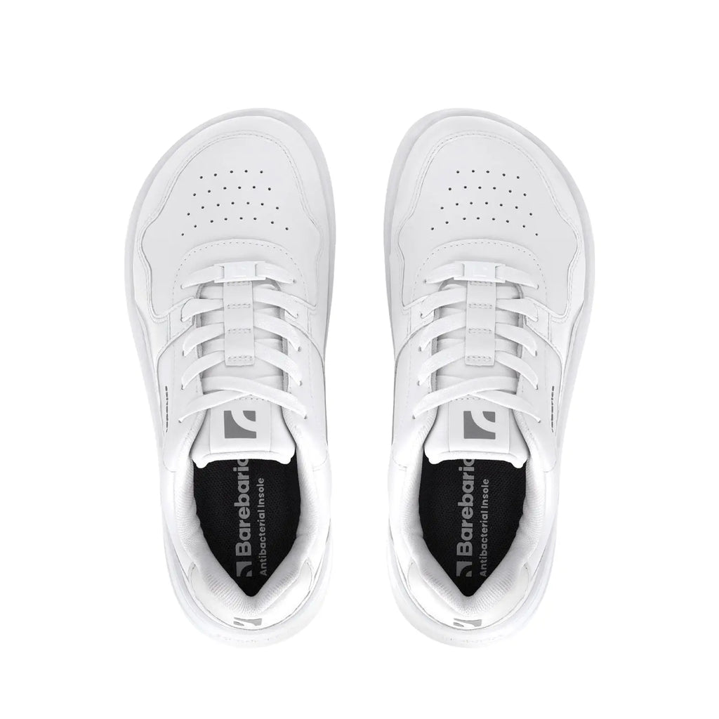 Barebarics - Zing All White - Leather - Deportivas barefoot