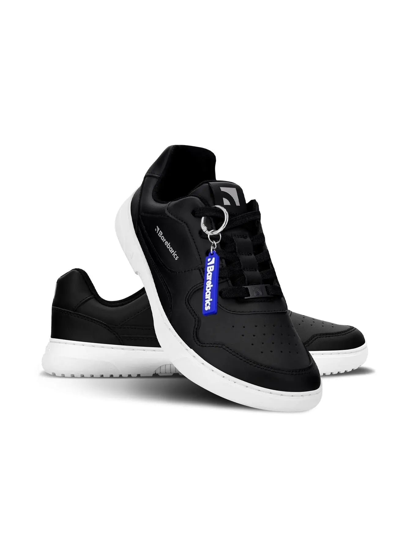 Barebarics - Zing Black & White Leather - Deportivas barefoot