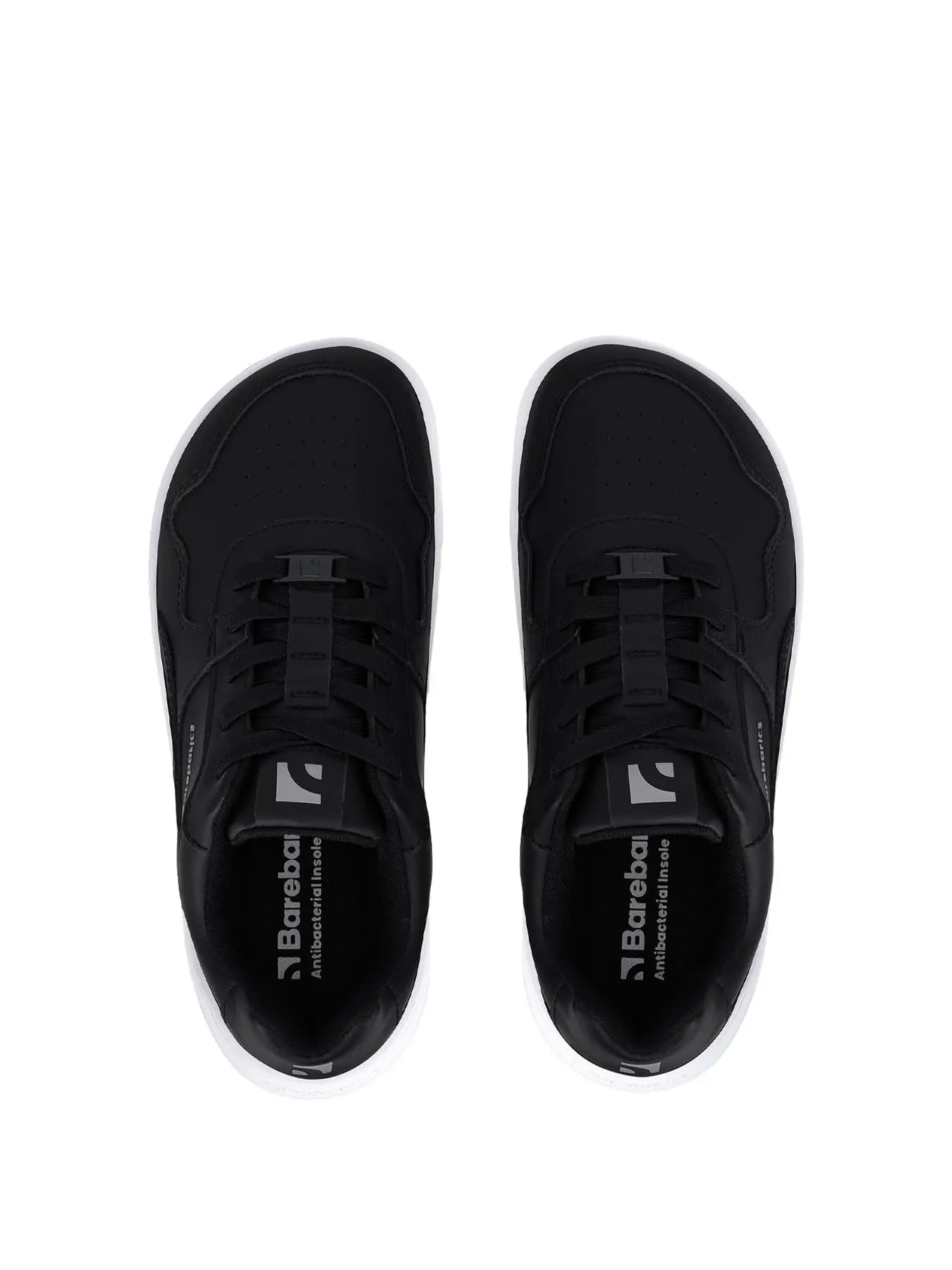 Barebarics - Zing Black & White Leather - Deportivas barefoot