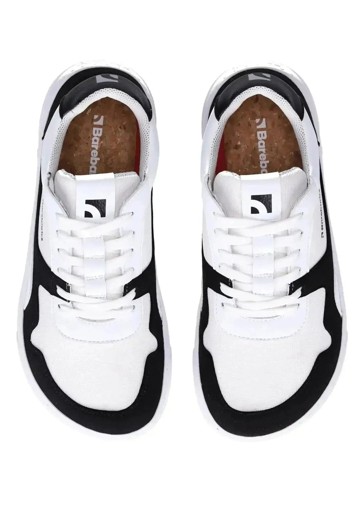 Barebarics - Zing White & Black - Zapatillas barefoot unisex blanco y negro