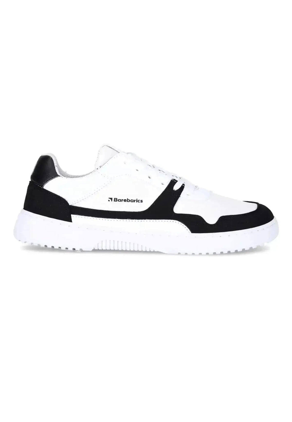 Barebarics - Zing White & Black - Zapatillas barefoot unisex blanco y negro