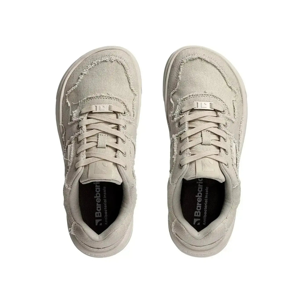 Barebarics - Zing Cream White Denim - Deportivas barefoot