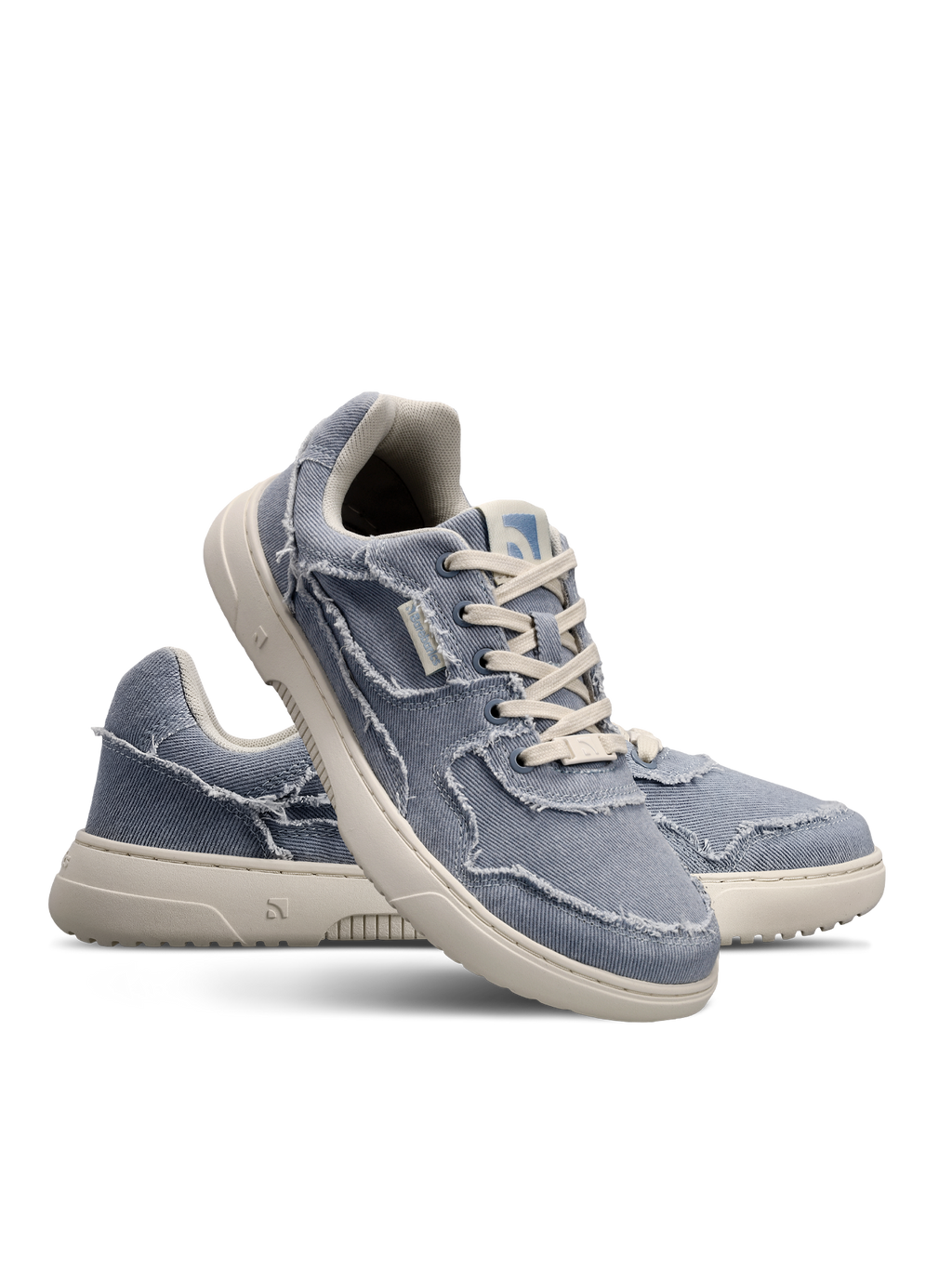 Barebarics - Zing Denim Light Blue - Zapatillas barefoot unisex azules de tela vaquera