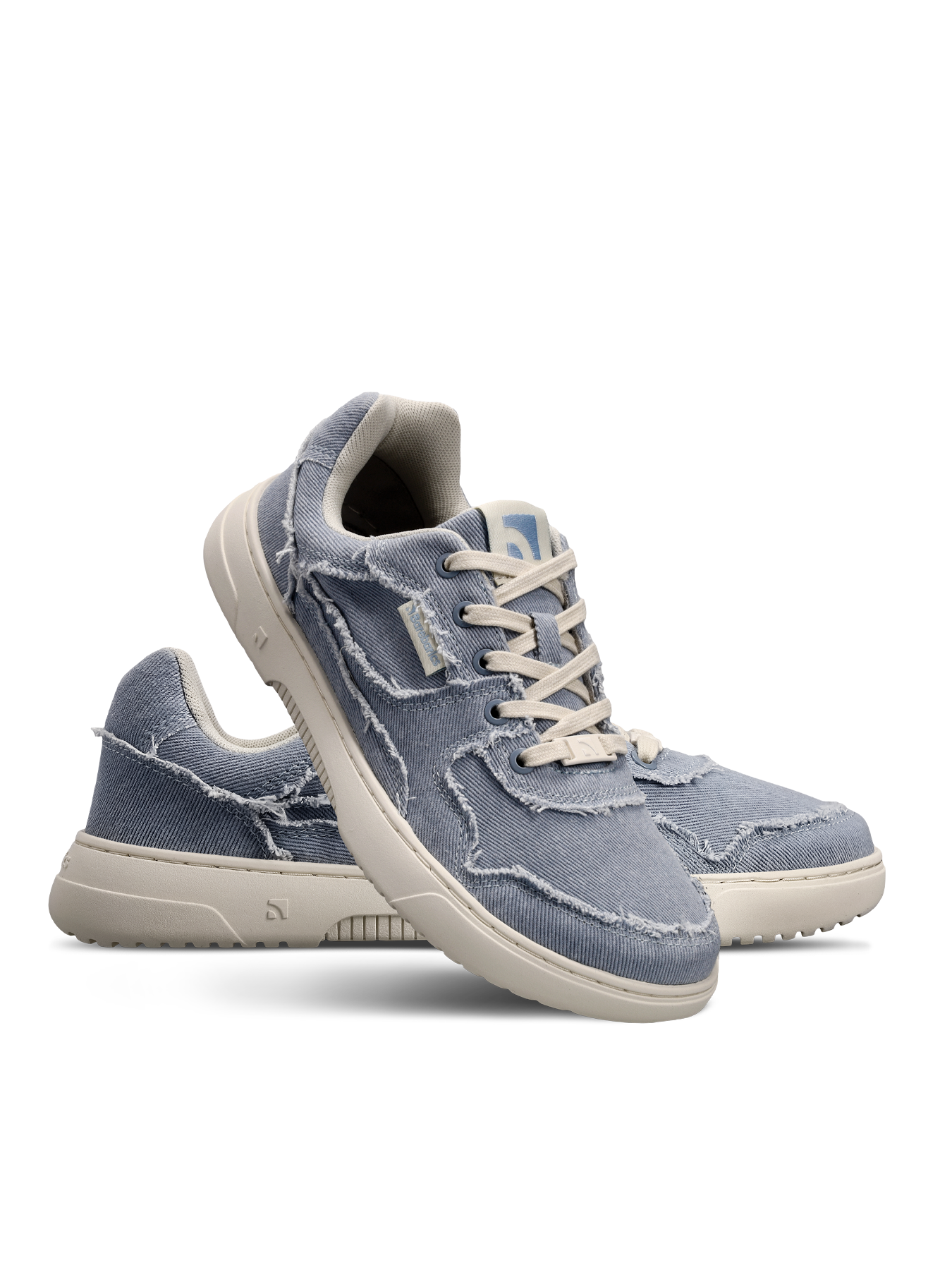 Barebarics - Zing Denim Light Blue - Zapatillas barefoot unisex azules de tela vaquera