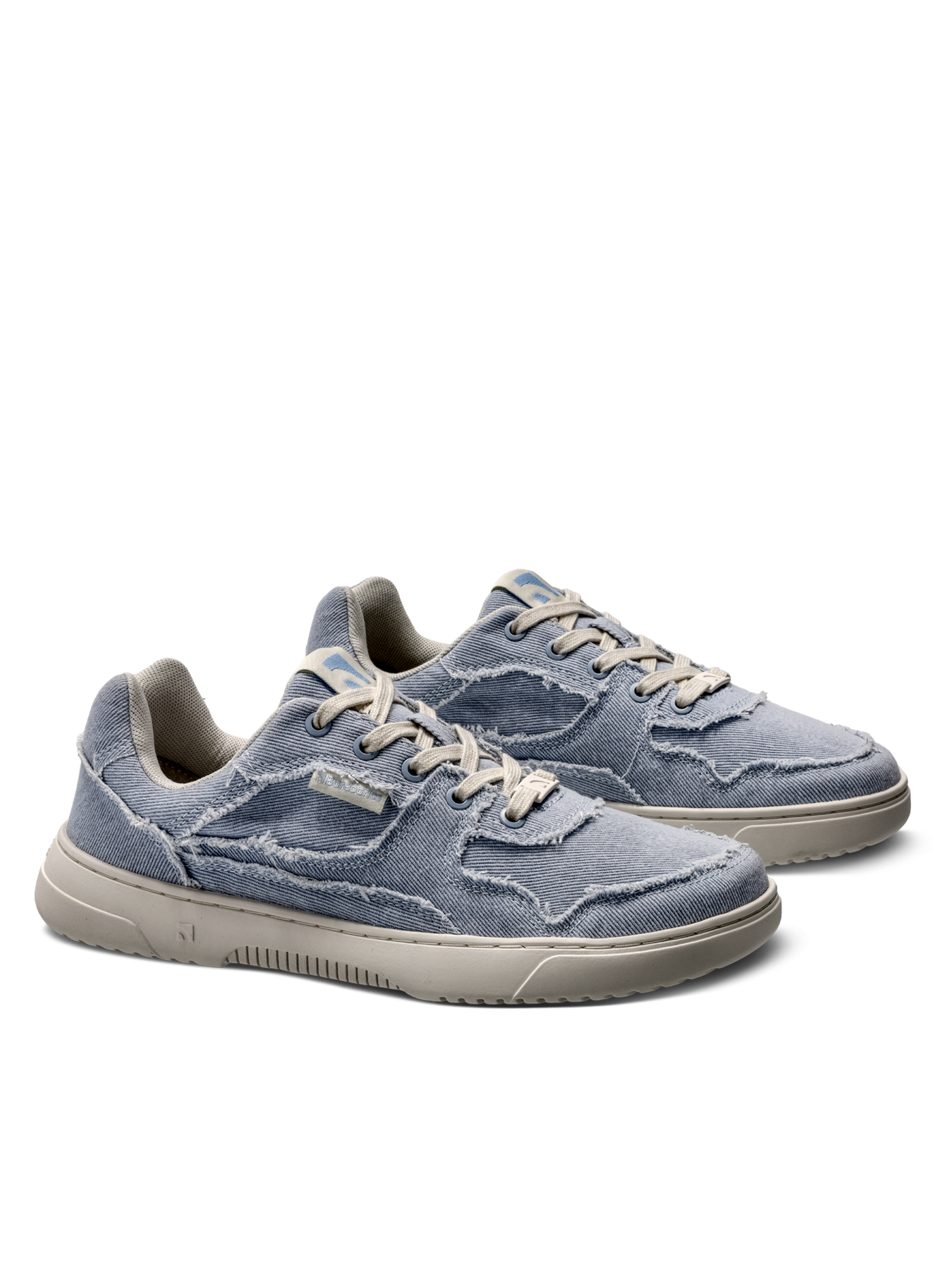Barebarics - Zing Denim Light Blue - Zapatillas barefoot unisex azules de tela vaquera