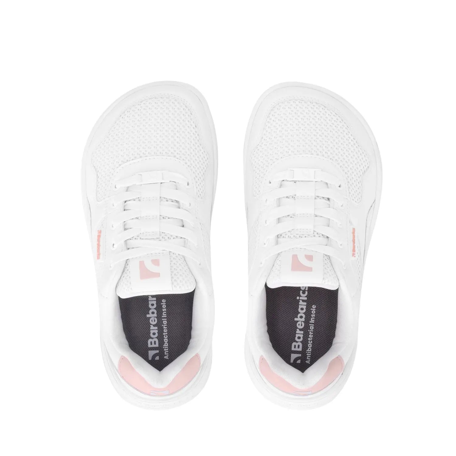 Barebarics - Zing Fresh White & Coral Pink - Deportivas barefoot