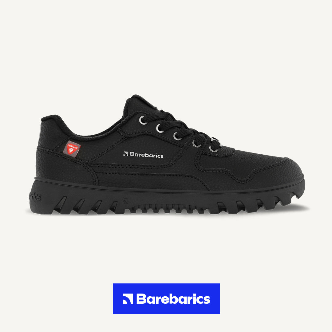 Barebarics - Zing Frost All Black - Deportivas barefoot de invierno-Barebarics-Cacles Barefoot-Tienda de calzado barefoot respetuoso minimalista