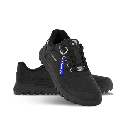 Barebarics - Zing Frost All Black - Deportivas barefoot de invierno-Barebarics-Cacles Barefoot-Tienda de calzado barefoot respetuoso minimalista