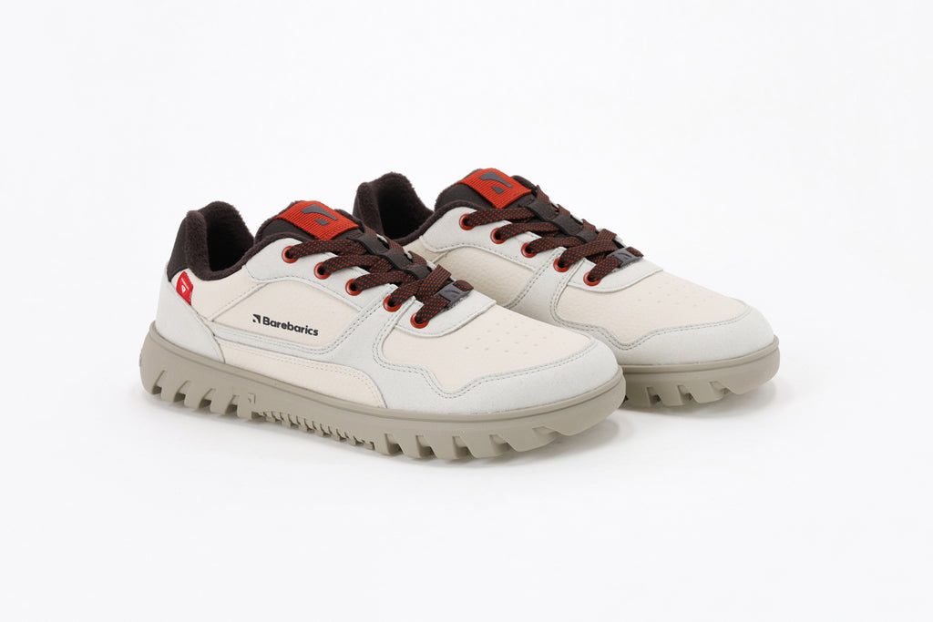 Barebarics - Zing Frost Desert Stone - Unisex winter barefoot sneakers
