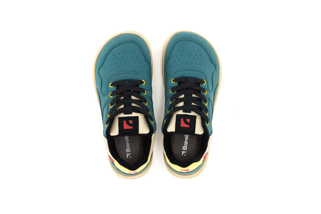 Barebarics - Zing Frost Green Teal - Unisex winter barefoot sneakers