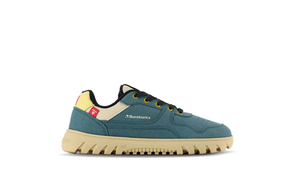 Barebarics - Zing Frost Green Teal - Unisex winter barefoot sneakers