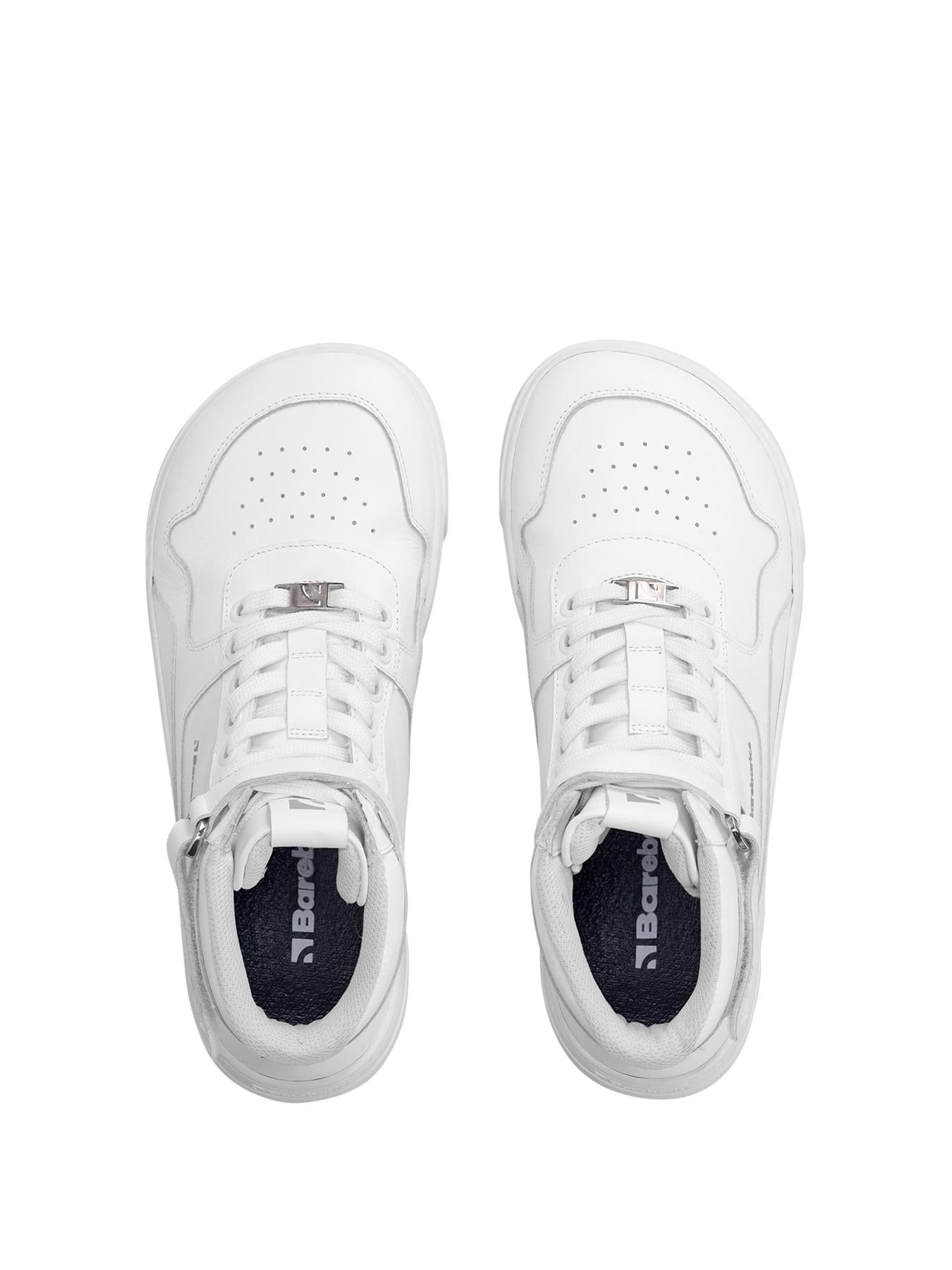 Barebarics - Zing High Top All White Leather - Botines deportivos barefoot
