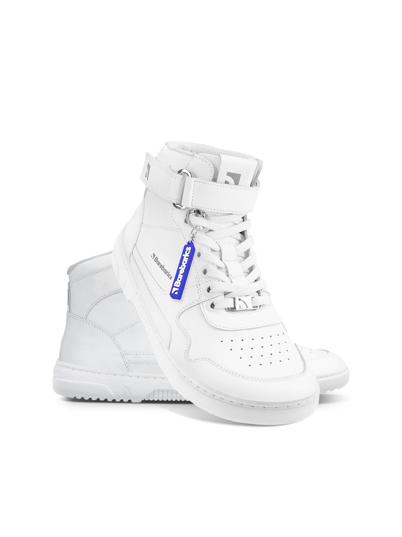 Barebarics - Zing High Top All White Leather - Botines deportivos barefoot