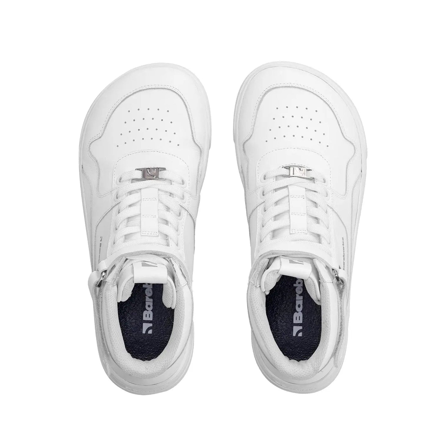 Barebarics - Zing High Top All White Leather - Botines deportivos barefoot T40