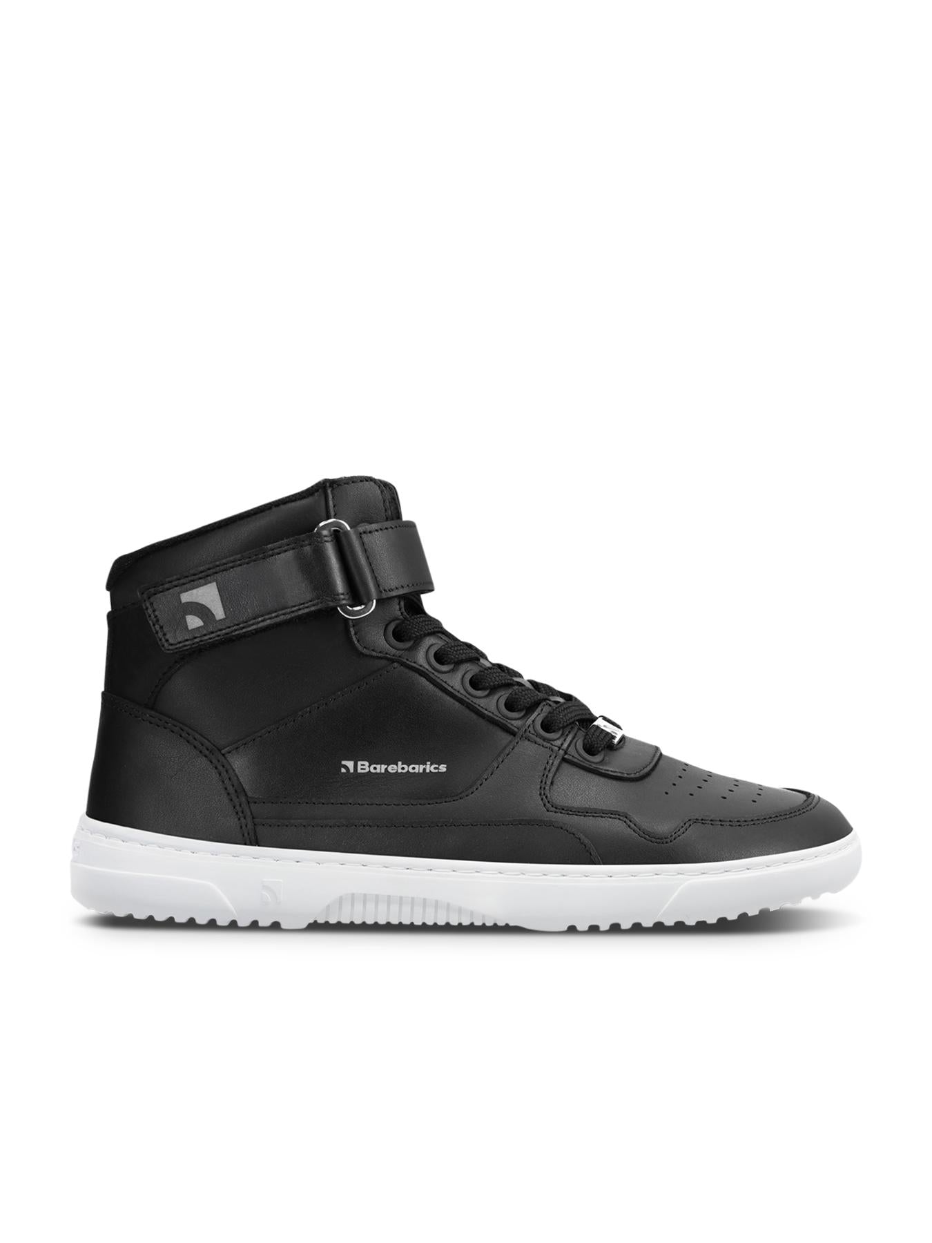Barebarics - Zing High Top Leather Black & White - Botines deportivos barefoot