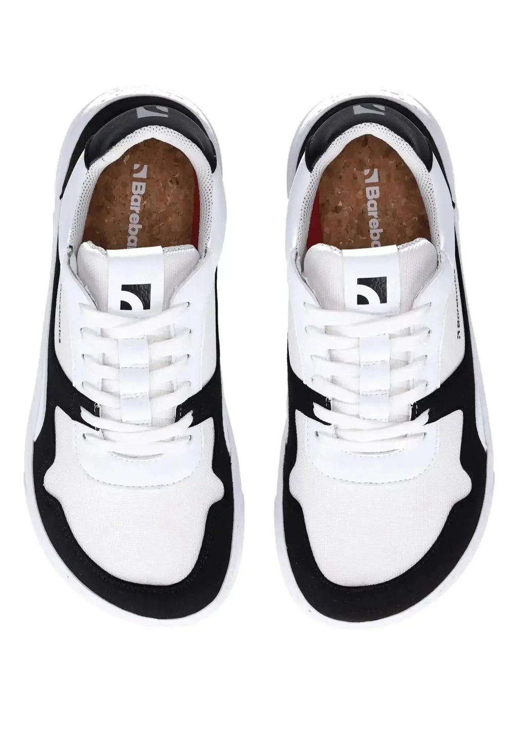 Barebarics - Zing White & Black - Zapatillas barefoot unisex blanco y negro